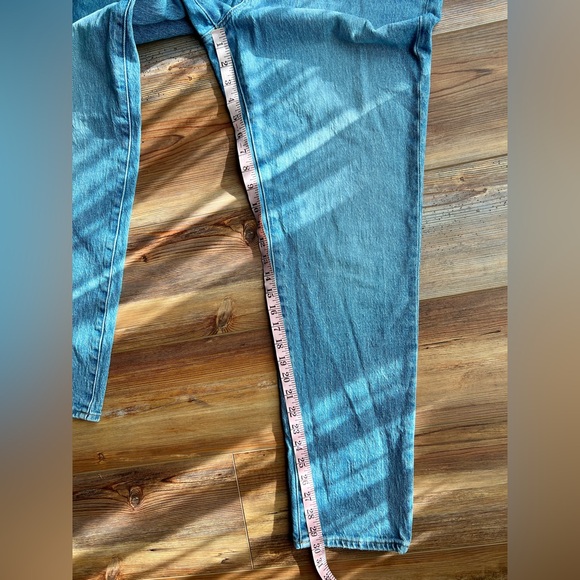 Madewell Perfect Vintage Jeans, Size 32T, Blue Denim, 99% Cotton - Picture 2 of 11